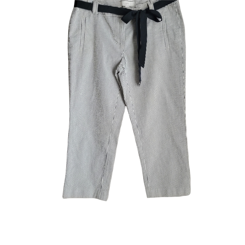 Loft Seersucker Capris Size 6